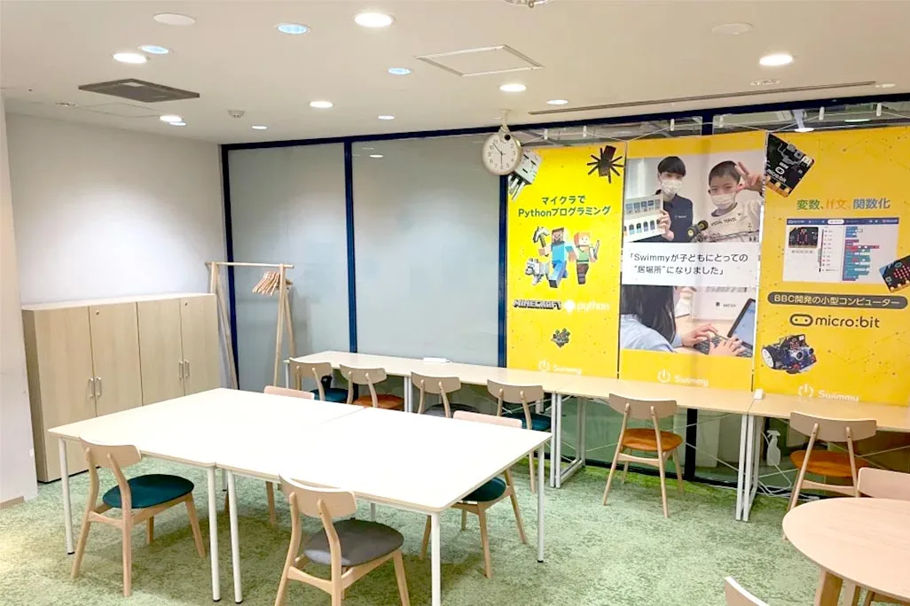 作品づくりや発表に取り組みやすい明るい校舎