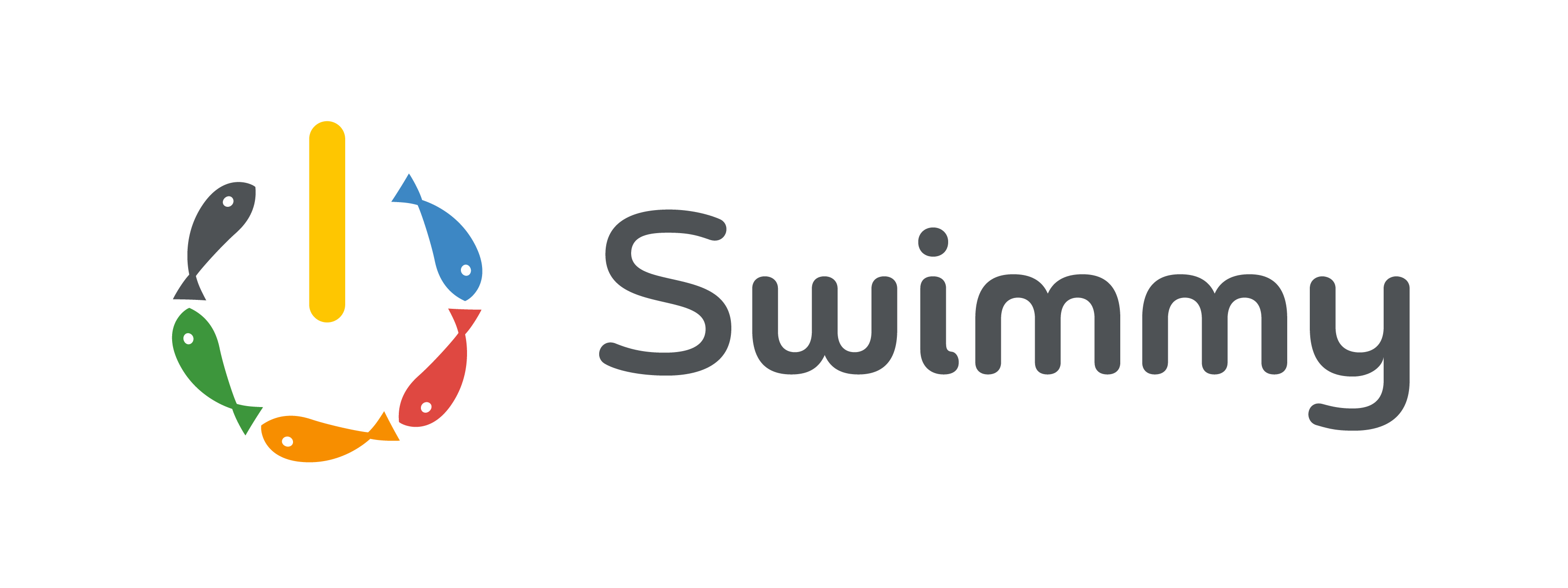 Swimmyプログラミングスクールのロゴ