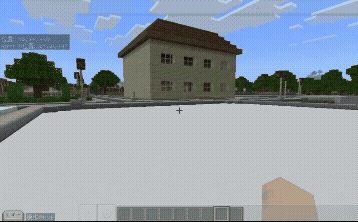 マイクラでプログラミングを学ぶ様子
